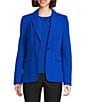 Donna Karan DKNY by Donna Karan Notch Lapel One-Button Jacket, Color:Classic Blue - Image 1
