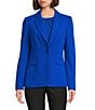 Donna Karan DKNY by Donna Karan Notch Lapel One-Button Jacket, Color:Classic Blue - Image 3