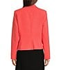 Donna Karan DKNY By Donna Karan Notch Lapel Two-Button Jacket, Color:Coral Crush - Image 2