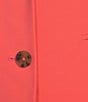 Donna Karan DKNY By Donna Karan Notch Lapel Two-Button Jacket, Color:Coral Crush - Image 6