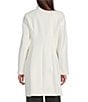 Donna Karan DKNY by Donna Karan Petite Size Wool Blend Stand Collar Snap Front Coat, Color:Pearl - Image 2