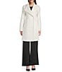 Donna Karan DKNY by Donna Karan Petite Size Wool Blend Stand Collar Snap Front Coat, Color:Pearl - Image 3