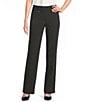 DKNY by Donna Karan Pinstripe Pleated Commuter Wide Leg Coordinating Trousers - Image 1