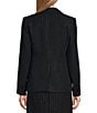 DKNY by Donna Karan Pinstripe Studded Notch Collar Long Sleeve Coordinating Jacket - Image 2