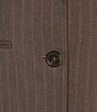 DKNY by Donna Karan Pinstripe Two Button Notch Collar Jacket - Image 4