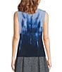 DKNY by Donna Karan Pleated Crew Neck Sleeveless Top - Image 2
