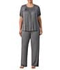 DKNY by Donna Karan Plus Solid Jersey Knit Coordinating Lounge Pants - Image 6