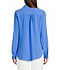 DKNY by Donna Karan Point Collar 3/4 Roll-Tab Sleeve Button Front Shirt - Image 2