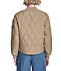 DKNY by Donna Karan Quilted Bomber Ribbed Collar Long Sleeve Zip Front Jacket - Image 2