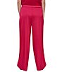 DKNY by Donna Karan Satin High Waist Flat Front Full Length Pull On Pants - Image 2