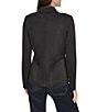 DKNY by Donna Karan Soho Ponte Notch Collar One Button Blazer - Image 2