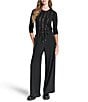 DKNY by Donna Karan Soho Ponte Wide Leg Pull On Pants - Image 4