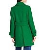 DKNY by Donna Karan Solid Double Breasted Wool Blend Coat - Image 5