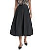 Donna Karan DKNY by Donna Karan Taffeta Bubble Midi Skirt, Color:Black - Image 1