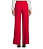 DKNY By Donna Karan Tech Tailoring High Rise Flat Front Full Length Belted Pants - Image 2