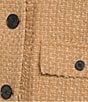 Donna Karan DKNY by Donna Karan Tweed Patch Pocket Frayed Jacket, Color:Taverine - Image 5