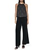 DKNY by Donna Karan Woven Firework Embellished Halter Neck Sleeveless Top - Image 3