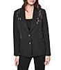 DKNY by Donna Karan Woven Notch Collar Long Sleeve Coordinating Blazer - Image 1