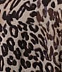 Color:Black Multi - Image 3 - Cheetah Print Surplice V-Neck Long Balloon Sleeve Faux Wrap Dress