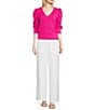 DKNY by Donna Karan Crinkle Dressing Straight Leg Pant - Image 3