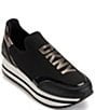 Color:Black - Image 1 - Dalla Slip-On Platform Sneakers