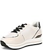 Color:Pebble - Image 4 - Davie Lace Up Sneakers