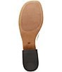 Color:Bright White - Image 6 - Desirae Leather Platform Slide Sandals