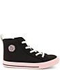 Color:Black - Image 2 - Girls' Hannah High-Top Sneakers (Youth)