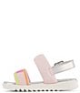 Color:Blush - Image 4 - Girls' Josie Mold Logo Detail Sandals (Infant)