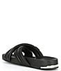 Color:Black - Image 3 - Indra Leather Crossband Sandals