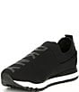 Color:Black - Image 4 - Jadyn Logo Slip-On Sneakers