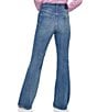Color:Medium Wash - Image 2 - Jeans Boerum High Rise Flare Leg Stretch Denim Jeans