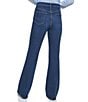 Color:Dark Wash - Image 2 - Jeans Boerum High Rise Flare Leg Stretch Denim Jeans