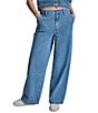 DKNY Jeans by Donna Karan Mr Wide Leg Denim Pants - Image 1