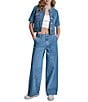DKNY Jeans by Donna Karan Mr Wide Leg Denim Pants - Image 4