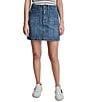 DKNY Jeans by Donna Karan Patch Denim Mini Skirt - Image 1