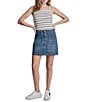 DKNY Jeans by Donna Karan Patch Denim Mini Skirt - Image 4