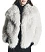 DKNY Jeans by Donna Karan Shawl Neck Faux Fur Jacket - Image 1