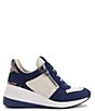 DKNY Kaden Canvas Zip Up Wedge Sneakers | Dillard's