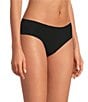 Color:Black/Glow/Logo Toss Print - Image 6 - Litewear Anywhere Hipster Mid Rise Seamless Panty 3-Pack
