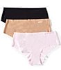 DKNY by Donna Karan Litewear Anywhere Hipster Mid Rise Seamless Panty 3-Pack - Image 1