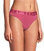 Donna Karan DKNY by Donna Karan Logo Thong, Color:Dark Rose - Image 1