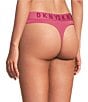 Donna Karan DKNY by Donna Karan Logo Thong, Color:Dark Rose - Image 2