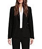Donna Karan DKNY by Donna Karan Long Sleeve 1-Button Blazer, Color:Black - Image 1