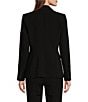 Donna Karan DKNY by Donna Karan Long Sleeve 1-Button Blazer, Color:Black - Image 2