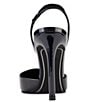 Color:Black - Image 3 - Macia Patent Slingback Stiletto Pumps