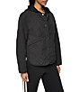 DKNY Mix Media Light Weight Diamond Quilt Snap Front Jacket - Image 3
