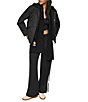 DKNY Mix Media Light Weight Diamond Quilt Snap Front Jacket - Image 4