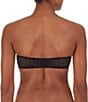 Color:Black - Image 2 - Modern Lace Unlined Strapless Bra