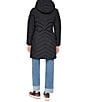 DKNY Quilted Funnel Collar Hooded Zip Front Puffer Jacket - Image 2